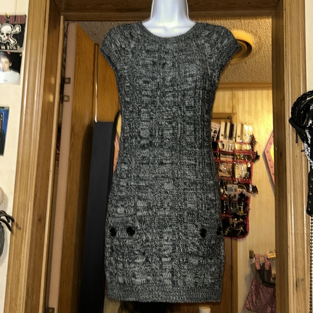 Glimmer by JJ Basics Knit Sweater Dress